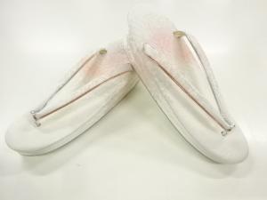 花模様織出し草履（23センチ）